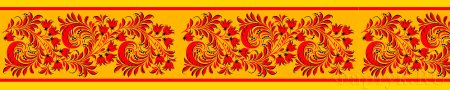 Русский орнамент в полосе