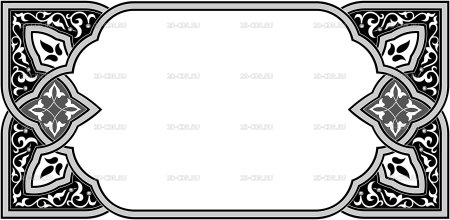 Арабская вязь рамка