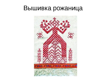 Рожаница вышивка крестом схема оберег
