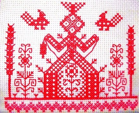 Макошь Славянская богиня вышивка