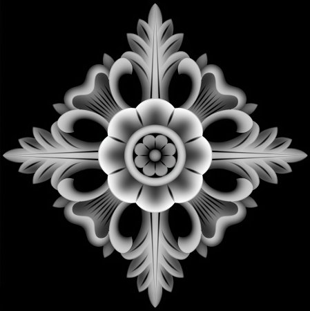 Орнамент Zbrush Alpha
