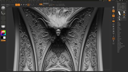 Орнамент Zbrush Alpha