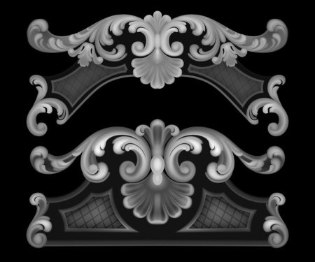 Орнамент Zbrush Alpha