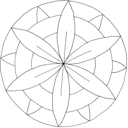 Орнамент в круге рисунок карандашом (46 фото)
