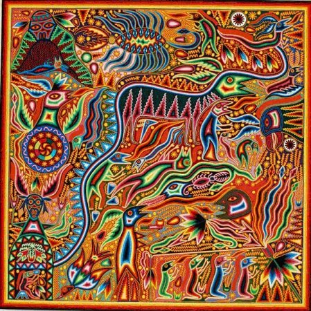 Рисунки индейцев Уичоли