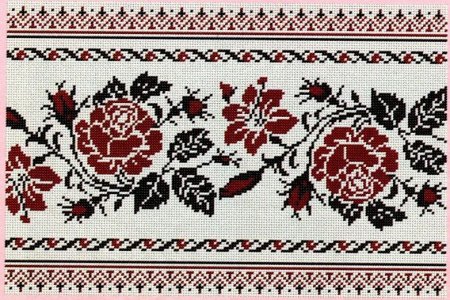 Вышивка крестом рушники
