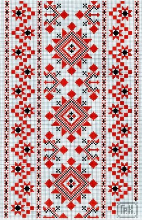 Украинский орнамент рушник