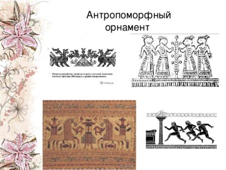 Антропоморфный орнамент в полосе Египет