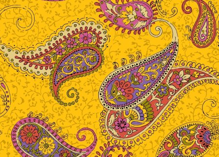 Индийский орнамент индийская Пальметта