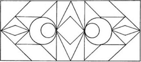 Орнамент из геометрических фигур нарисовать - 95 фото