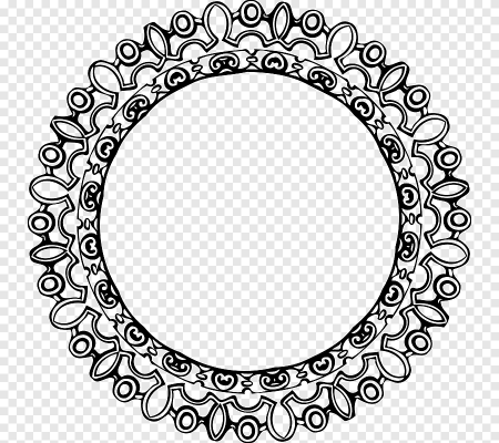 Круглый узор