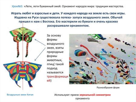 Орнамент народов мира: традиции мастерства. Бумажный змей.
