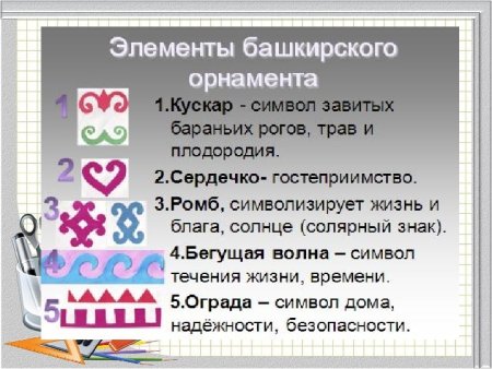 Поделки с башкирским орнаментом