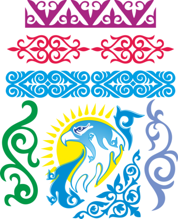 Казахский орнамент простой (40 фото)