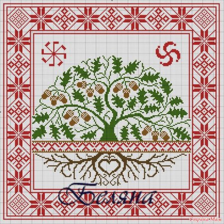 Славянский обережный орнамент