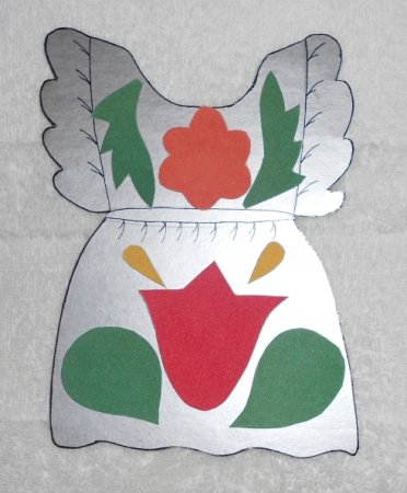 Татарский фартук с орнаментом