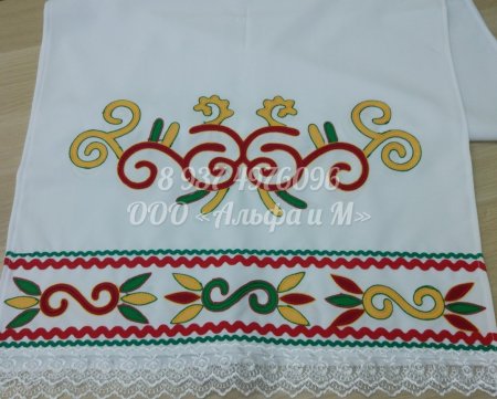 Рукавица с хакасским орнаментом