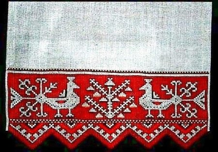 Старинное русское полотенце