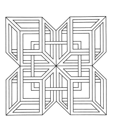 Симметричный орнамент в квадрате (38 фото)
