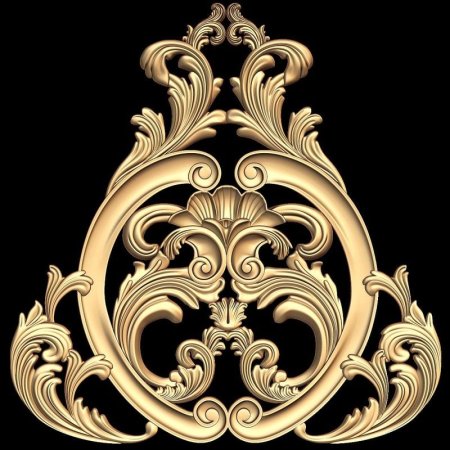 STL Акант декор