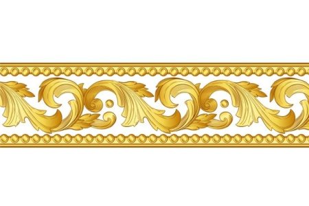 Золотой орнамент полоса