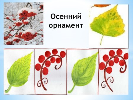Узор из листьев