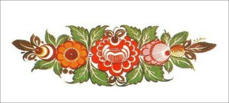Обвинская роспись элементы росписи
