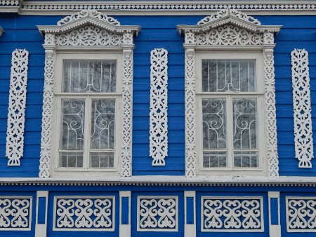 Резные наличники Городец