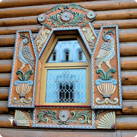Домовая деревянная резьба Абрамцево