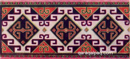 Национальные узоры каракал Пакистана