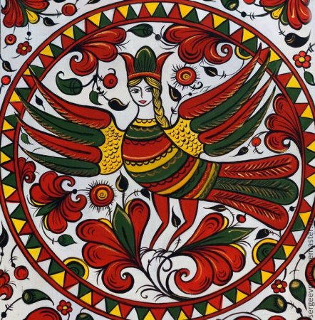 Борецкая роспись Сирин