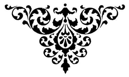 Викторианский стиль орнамент