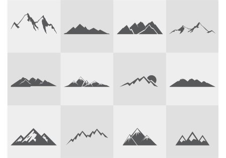 Стилизованная гора