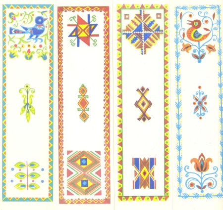 Схемы книжных закладок