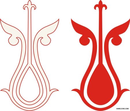 Казахские орнаменты на домбре