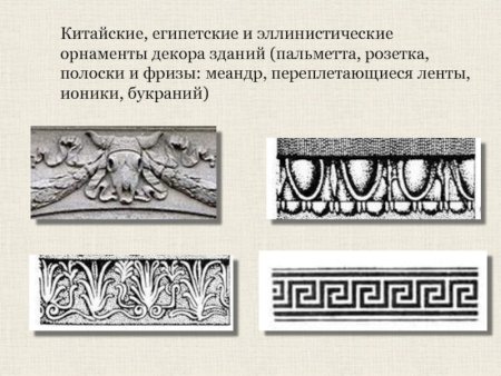 Византийский орнамент пальмета