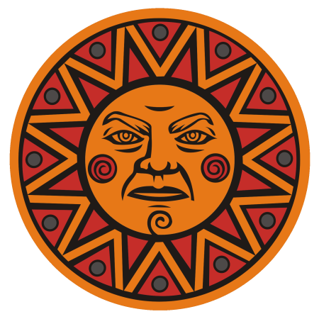 Славянское солнце с лицом