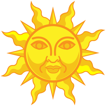 Языческое изображение солнца