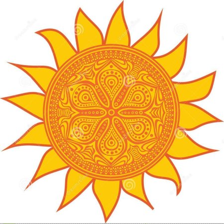 Солнце Древнерусское изображение