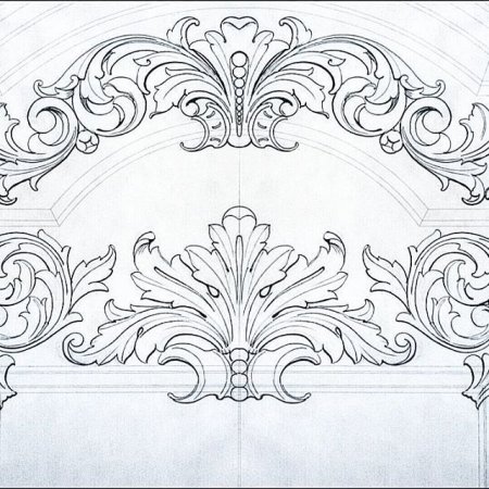 Эскизы украшения дворца Халифа