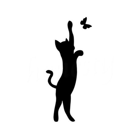 Силуэт кошки