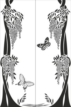 Пескоструйный рисунок на стекле