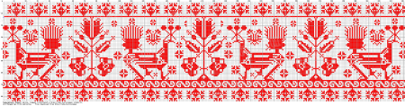 Белорусский орнамент в полосе
