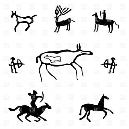Наскальные рисунки древних людей