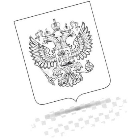 Двуглавый орёл герб России вектор