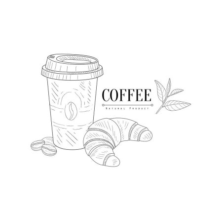 Кофе с собой рисунок