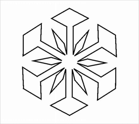 Трафарет «снежинки»