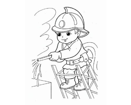 Трафарет рисунок на тему пожарная безопасность (42 фото)