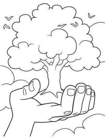 Раскраска экология для детей