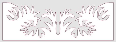 Елочные веточки из бумаги на окна